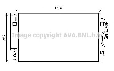 AVA QUALITY COOLING bw5477d -  Конденсатор, кондиционер